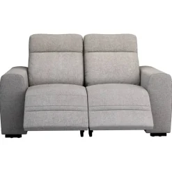 Bank James elektrisch verstelbaar 2-zits - stof Belfast - grijs