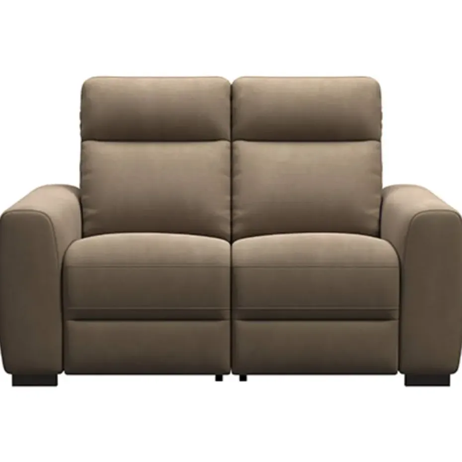 Bank James elektrisch verstelbaar 2-zits - stof Gaucho - taupe