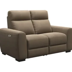 Bank James elektrisch verstelbaar 2-zits - stof Gaucho - taupe