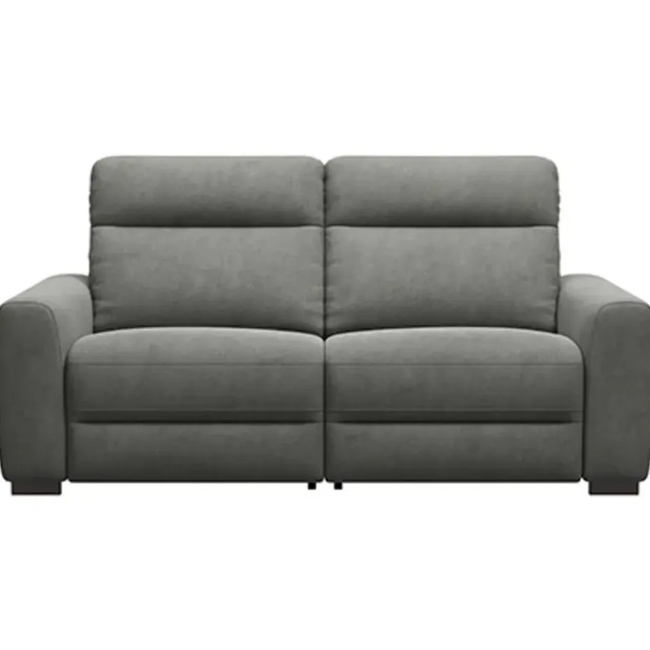 Bank James 3-zits - stof Gaucho - donkergrijs