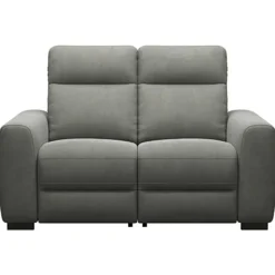 Bank James 2-zits - stof Gaucho - donkergrijs