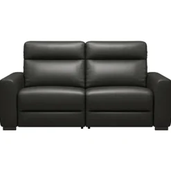 Bank James 3-zits - stof Melbourne - zwart