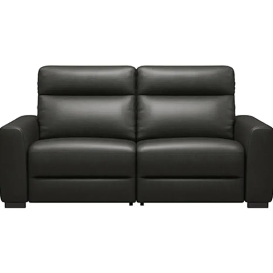 Bank James 3-zits - stof Melbourne - zwart