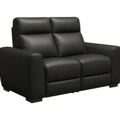 Bank James 2-zits - stof Melbourne - zwart