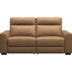 Bank James 3-zits - stof Supple - cognac