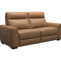 Bank James 3-zits - stof Supple - cognac