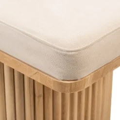 Bank met opbergruimte in fluweel