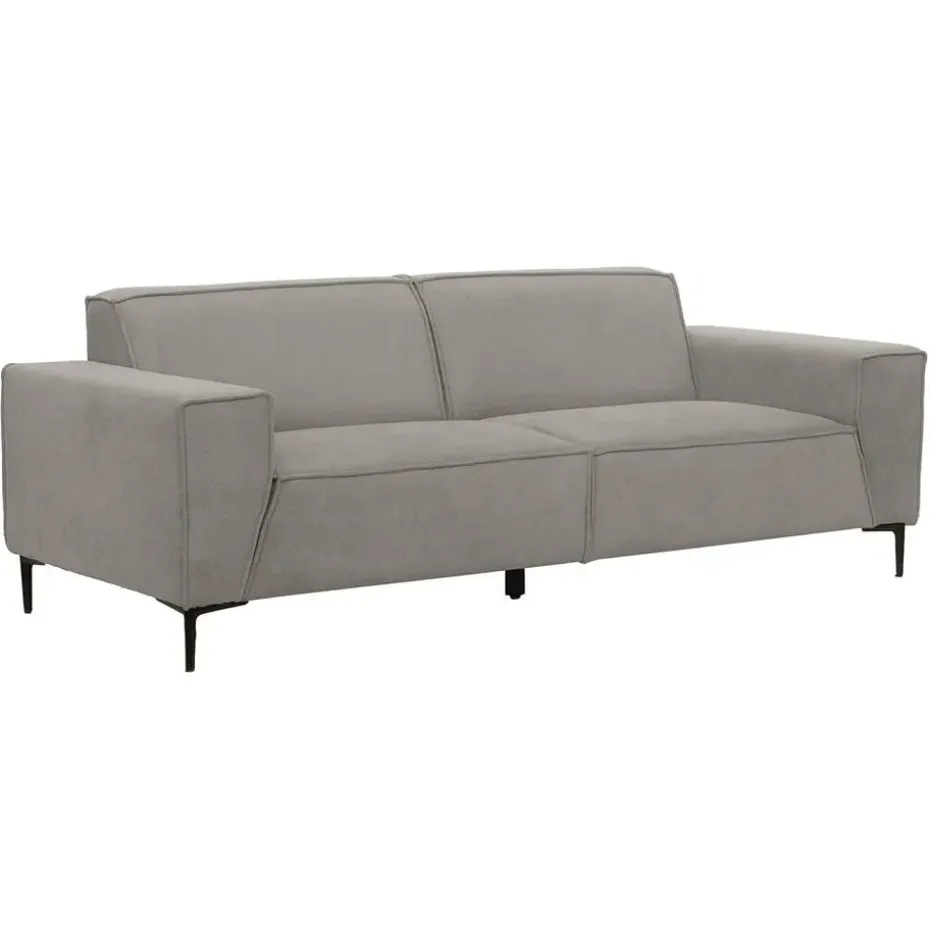 Bank Romy 3-zits - stof Curio - grijs