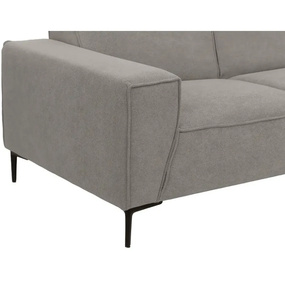 Bank Romy 3-zits - stof Curio - grijs