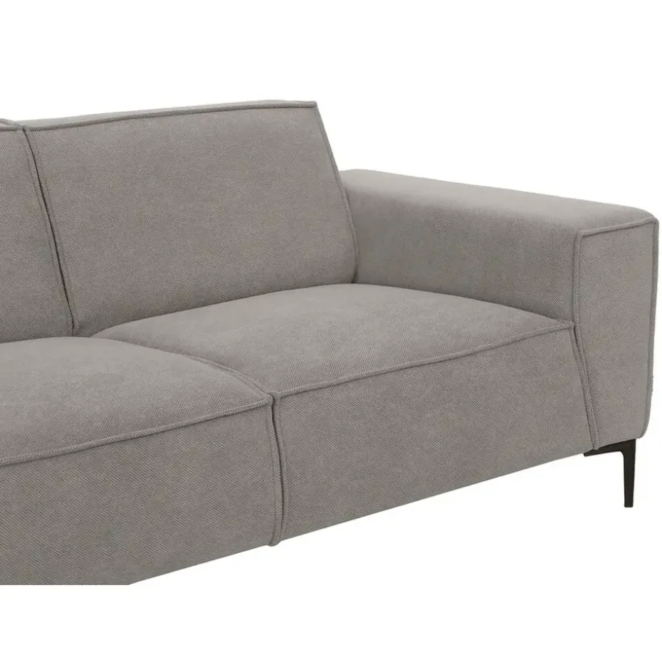 Bank Romy 3-zits - stof Curio - grijs