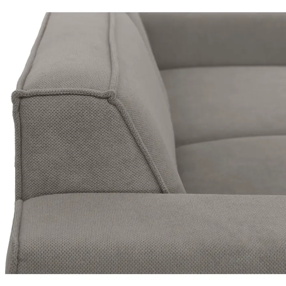 Bank Romy 3-zits - stof Curio - grijs