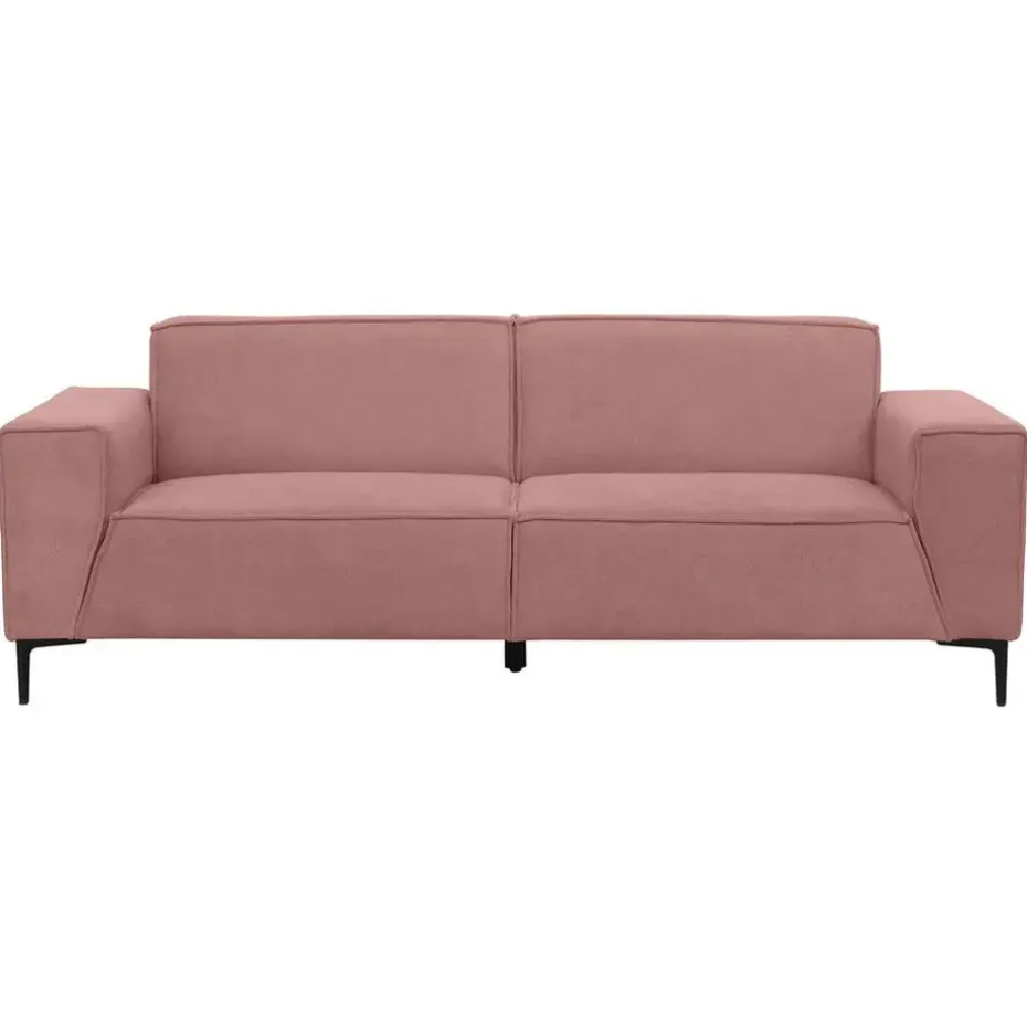 Bank Romy 3-zits - stof Curio - roze