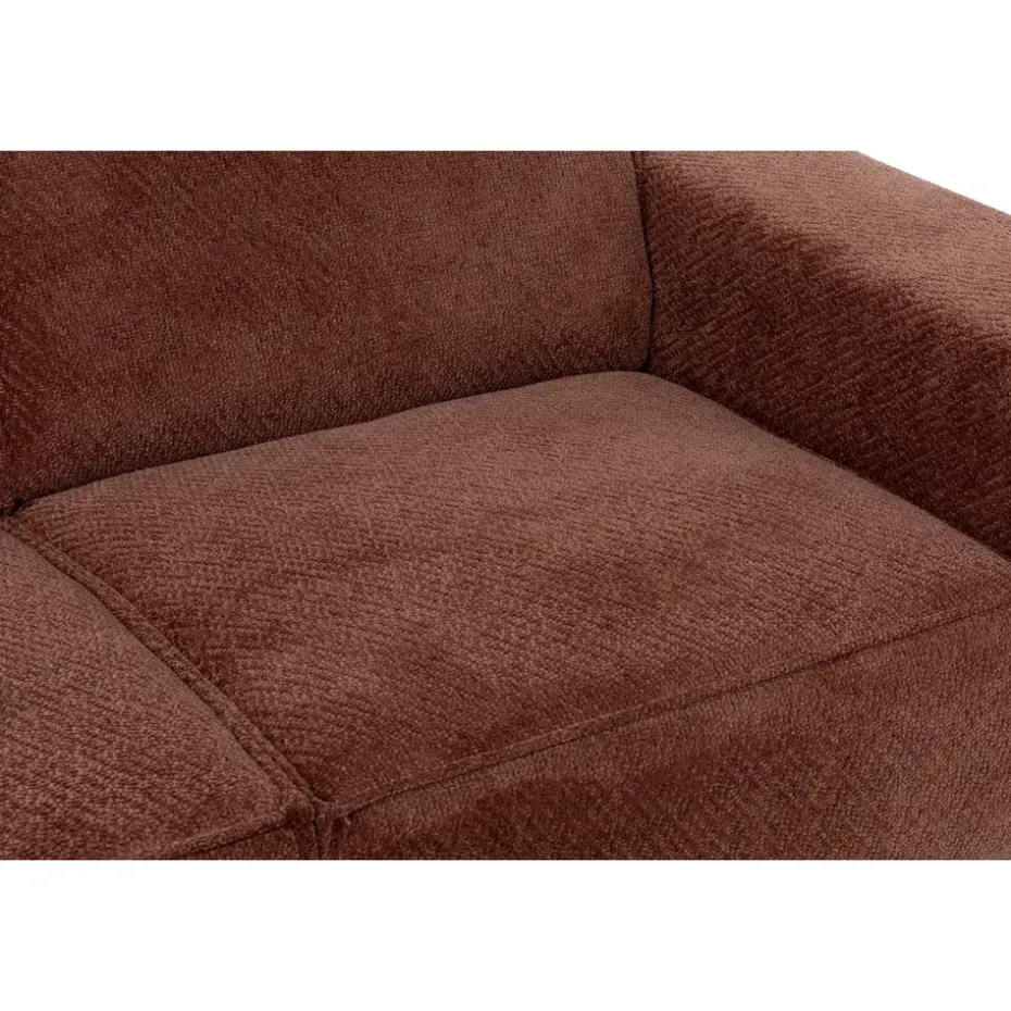 Bank Romy 3-zits - stof Egon - terra