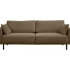 Bank Siem 3-zits - stof Egon - bruin