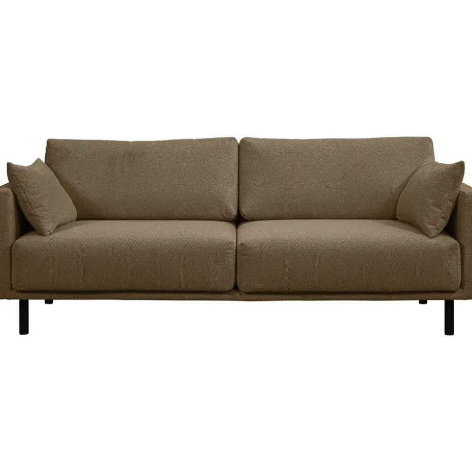Bank Siem 3-zits - stof Egon - bruin