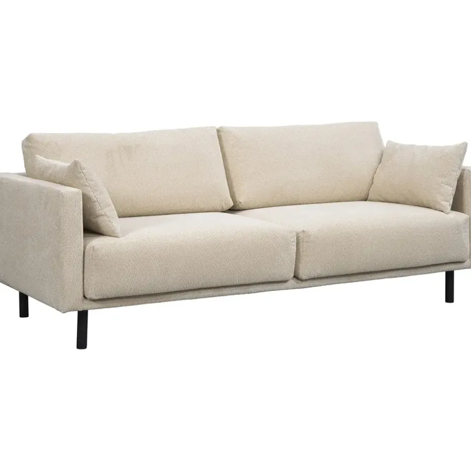 Bank Siem 3-zits - stof Egon - beige