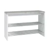 Bank Tillio 81cm, 2 rekken - chroom/beton decor