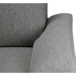 Bank Tom met chaise longue rechts - Monza - grijs