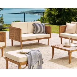 BARATTI - Tuinbank - Lichte houtkleur - Acaciahout