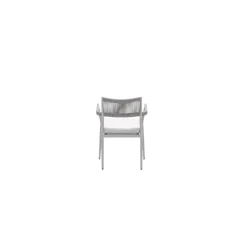 Barcelona dining fauteuil - taupe - rope grey sand - valley sand