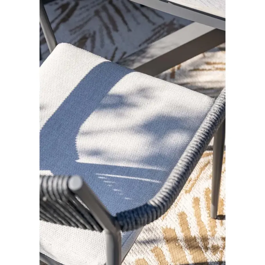 Barcelona dining fauteuil - c. black - dark grey - valley sand