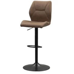 Barkruk Jesse - verstelbaar - cognac