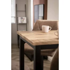 Barkruk Jesse - verstelbaar - cognac