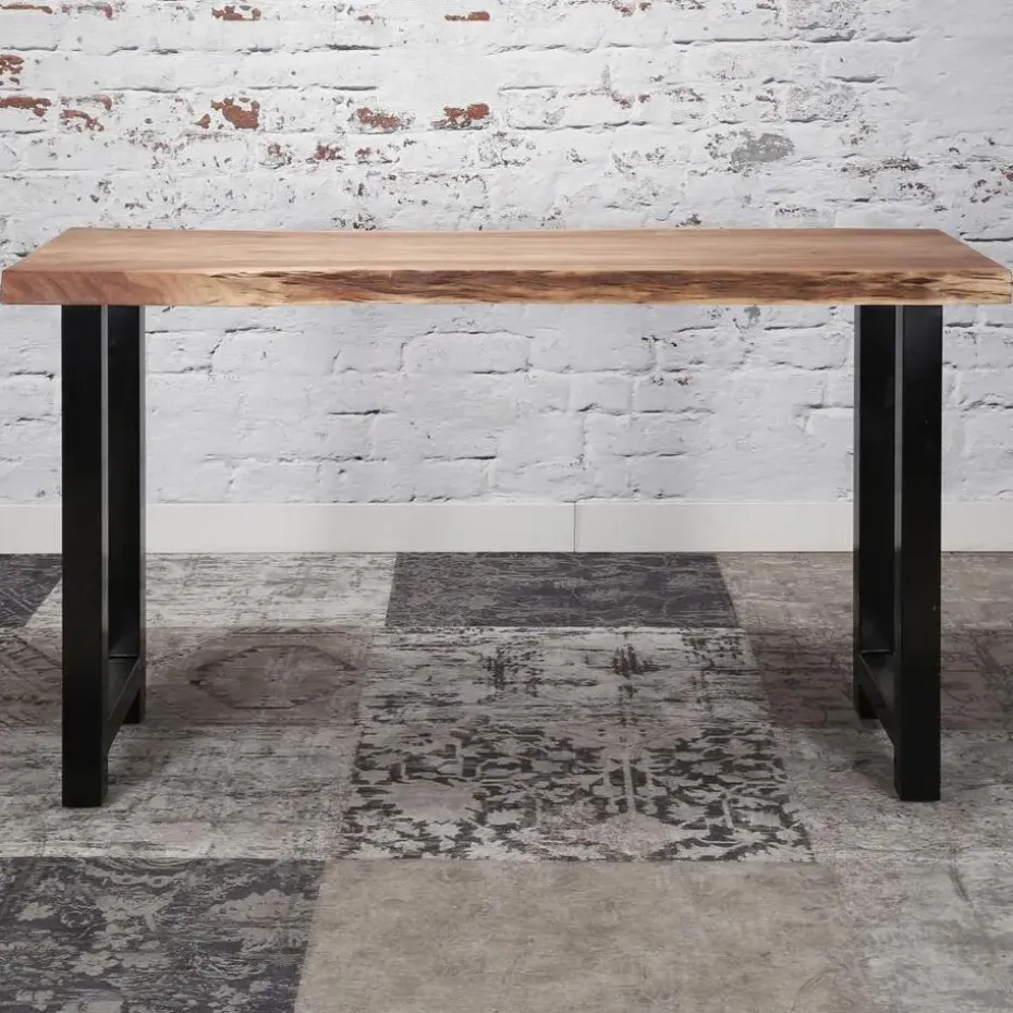 Bartafel Boomstam Acaciahout - Naturel - Rechthoek - 150cm