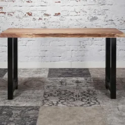 Bartafel Boomstam Acaciahout - Naturel - Rechthoek - 150cm