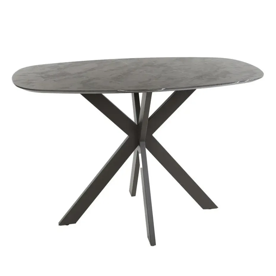 Bartafel Keramieklook - 140x80x93cm - Kruisframe