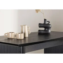 Bartafel Zwart Hout - 120x60x105cm - Vail