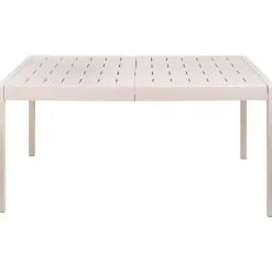 BARTICA - Tuintafel - Beige - 154 x 84 cm - Synthetisch materiaal