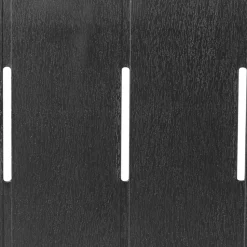 BARTICA - Tuintafel - zwart - 154 x 84 cm - Synthetisch materiaal