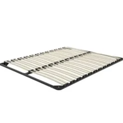 BASIC - Lattenbodem - Zwart - 140 x 200 cm - Staal