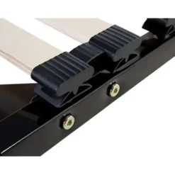 BASIC - Vrijstaande lattenbodem - Zwart - 90 x 200 cm - Staal