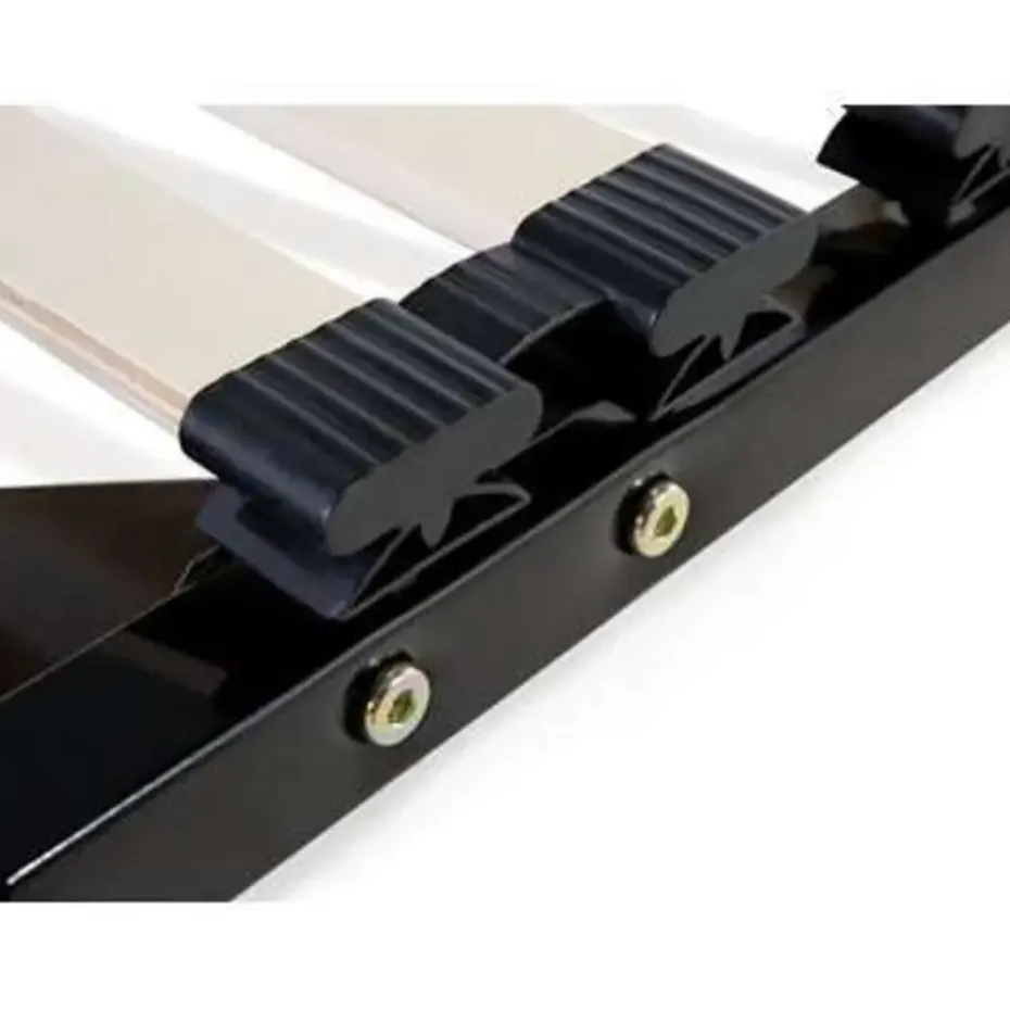 BASIC - Vrijstaande lattenbodem - Zwart - 160 x 200 cm - Staal