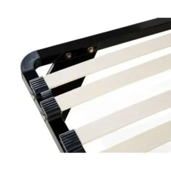 BASIC - Vrijstaande lattenbodem - Zwart - 160 x 200 cm - Staal