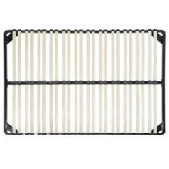 BASIC - Vrijstaande lattenbodem - Zwart - 140 x 200 cm - Staal