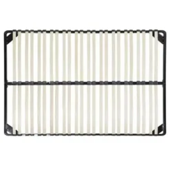 BASIC - Vrijstaande lattenbodem - Zwart - 140 x 200 cm - Staal