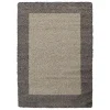 Basic Shaggy Kader vloerkleed Taupe Hoogpolig - 300x400 CM