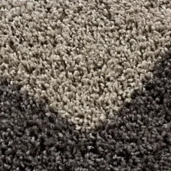 Basic Shaggy Kader vloerkleed Taupe Hoogpolig - 300x400 CM