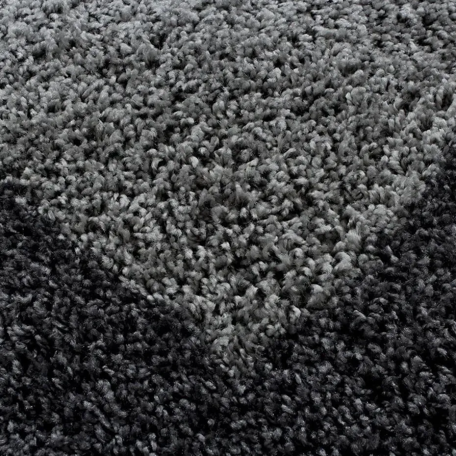 Basic Shaggy Kader vloerkleed Grijs Hoogpolig - 200x290 CM