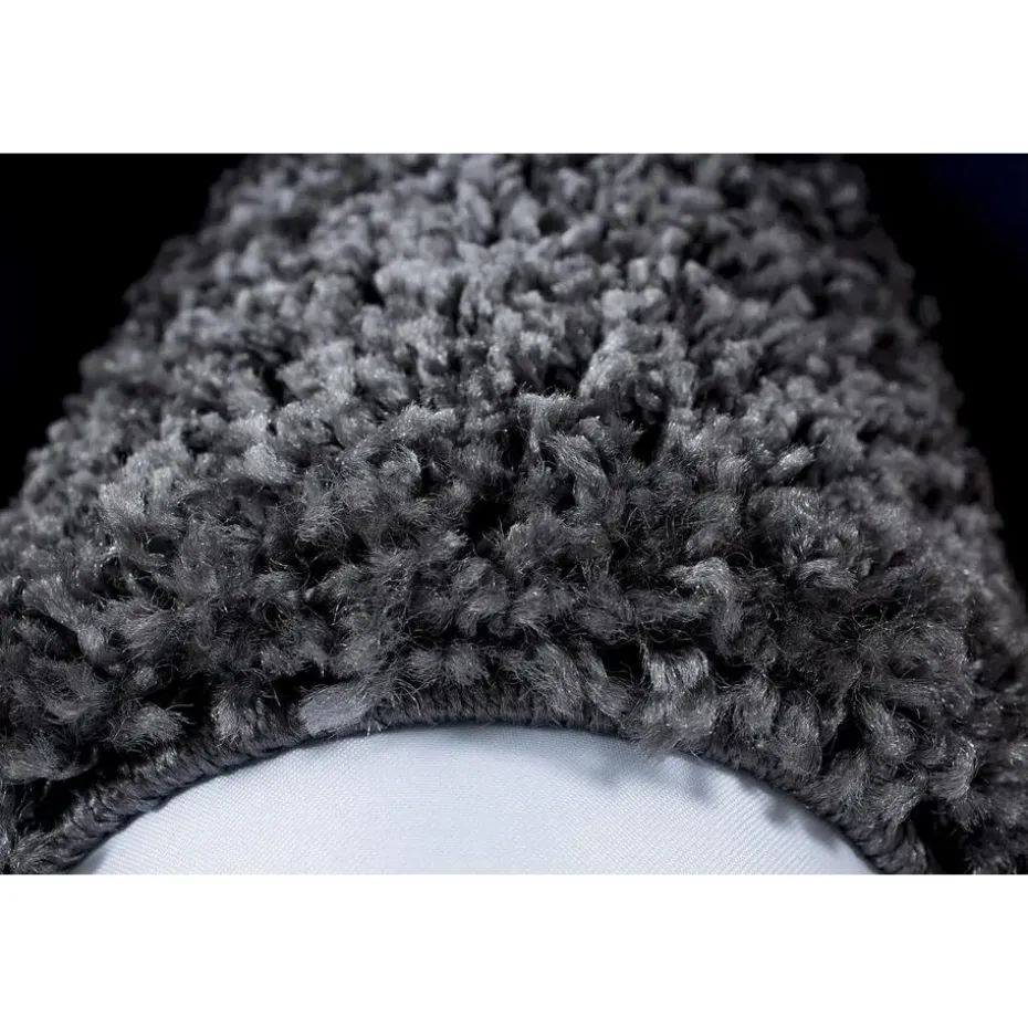 Basic Shaggy Kader vloerkleed Grijs Hoogpolig - 200x290 CM