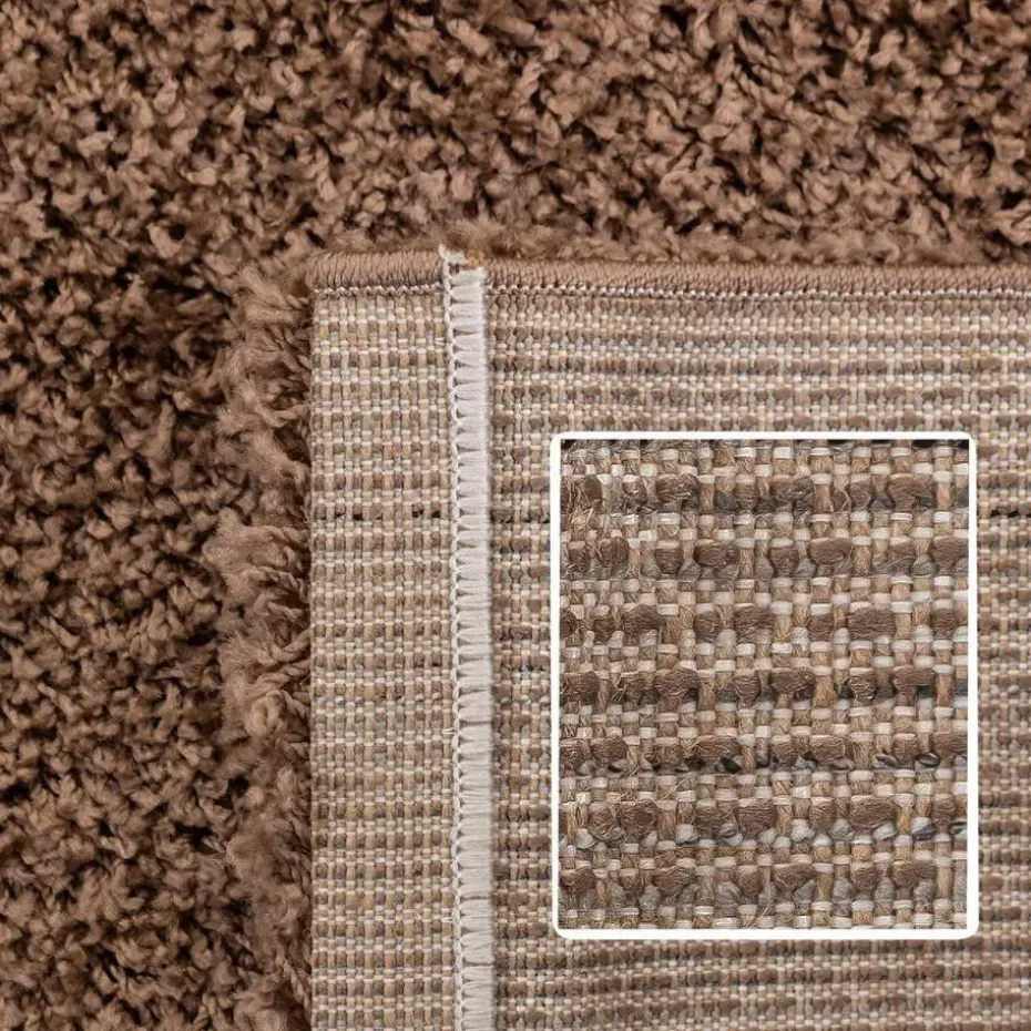 Basic Shaggy vloerkleed Caramel Hoogpolig - 140x200 CM