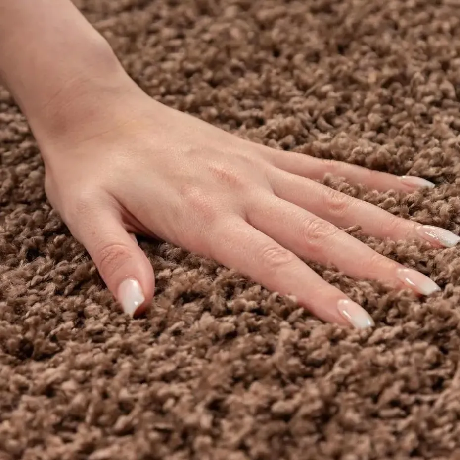 Basic Shaggy vloerkleed Caramel Hoogpolig - 160x230 CM