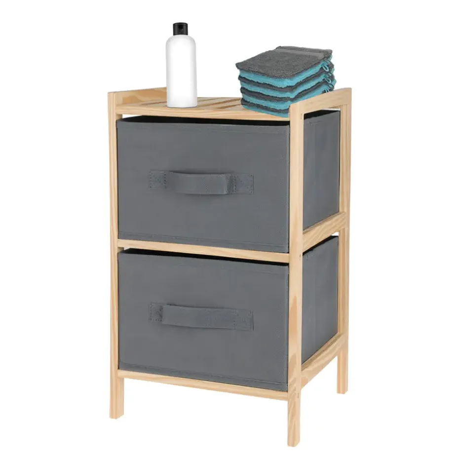 Bathroom Solutions Badkamerkastje - 2-laags - 28 x 25 x 46 cm