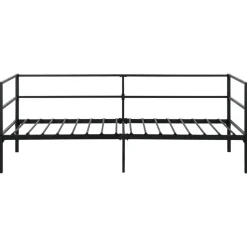 BATTUT - Eenpersoonsbed - Zwart - 90 x 200 cm - Metaal