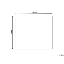 BAYBURT - Deken - Roze - 200 x 220 cm - Polyester