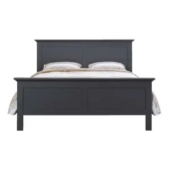Bed Amber - antraciet - 140x200 cm