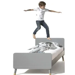 Bed Billy 90x200 - grijs